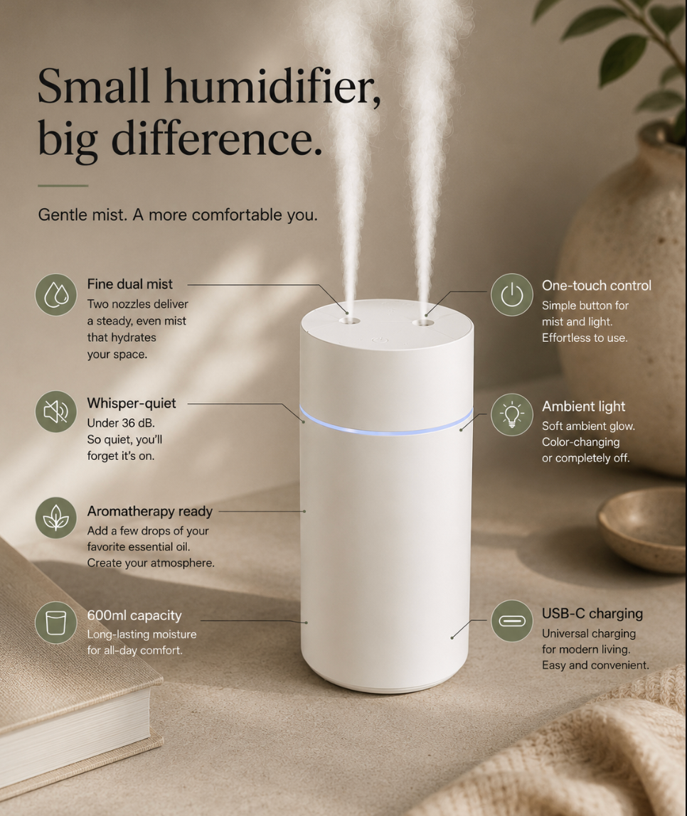 The Dual Mist Humidifier